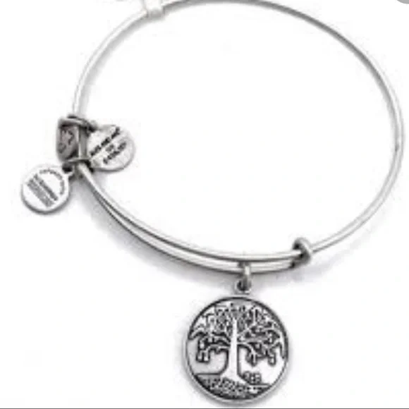 Alex and Ani Tree of Life Charm Bangle Bracelet - Picture 2 of 4